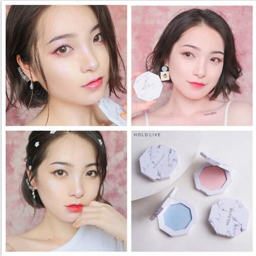 Marble white jade highlight powder repair plate natural three-dimensional highlight powder powder highlighters beauty glazed