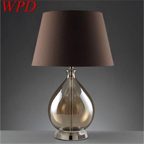 WPD Postmodern Black Table Lamp Creative LED Decorative Desk Lighting for Home Bedside