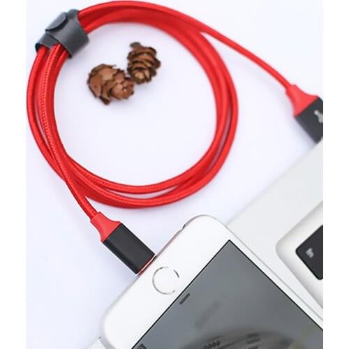 Nylon woven for iPhone charger lightning data cable fast charging and long-term synchronization compatible with11Pro Max/11P1M2M