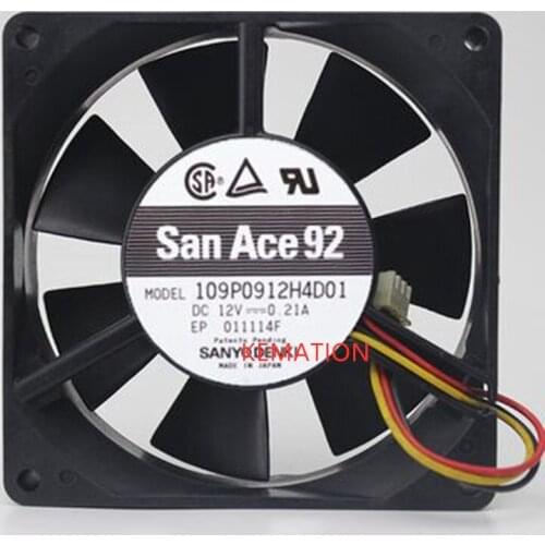 Original 109P0912H4D01 Cooling Fan DC12V 0.21A