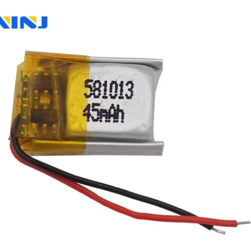 XINJ 3.7V 45mAh Li Polymer Battery Li po 581013 For mp3/mp4 DIY watch speaker headphones GPS Sat Nav driving recorder bluetooth