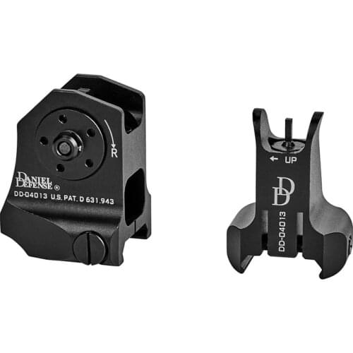 Danile Defense Style Airsoft and Tactical Rear and Front Sight CNC Anodizing Pricess Pricesshunting Airsoft AR15 Riflescope Sigh