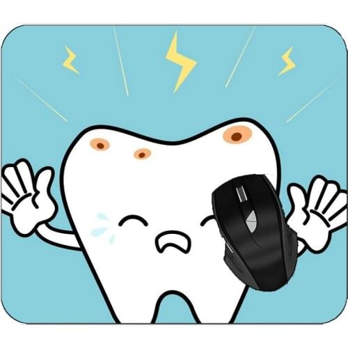 Gaming Mouse Pad Sick Tooth Is Painful Professional Mousepad