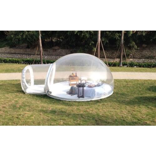 Transparent Outdoor Camping Inflatable Clear Bubble Tent Free shipping With air pump