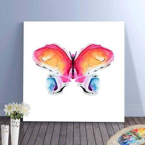 Coloring by numbers Watercolor animal digital paint by numbers butterfly diy digital painting elephant drawing practice