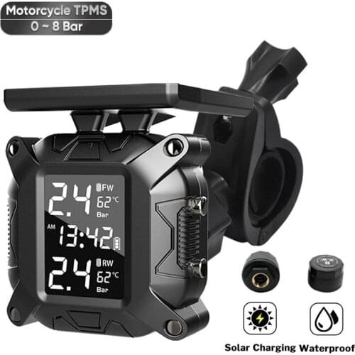 Motorcycle TPMS Moto Tire Pressure Monitoring System for Motorbike Motor Bike Scooter TMPS Tyre Sensor