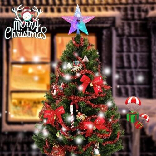 1 Piece Christmas Treetop Star Light Multi-Colored LED Lighting Xmas Decoration For Christmas Tree Battery Powered 8.7 inch
