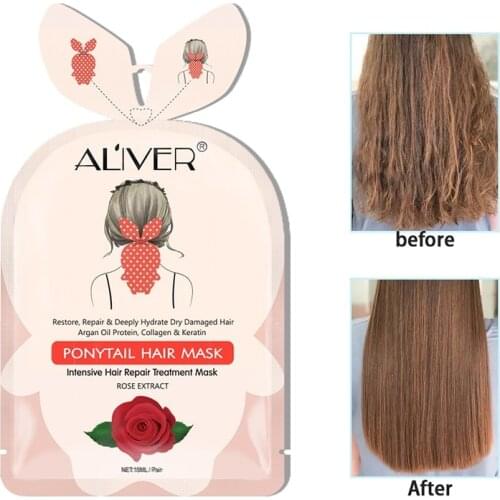 15ml Ponytail Hair Mask Deep Conditioning Masks Intensive Repair Restore Dry Damaged Anti-fork Anti-drying Hair Care