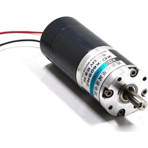 36W planetary gear motor 24V DC motor 12V torque large low noise forward rotation reverse speed control small motor X60SRZ