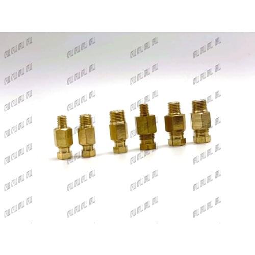 4mm tube fitting 1/8" male thread 9.5mm Straight adapter/adaptor PD-418 for lubrication system/CNC machine centre