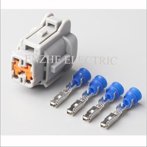 50SET Includes terminals seal 6185-1171 car wire female connector cable terminal 4 pin connector automotive Plug DJ7049-2.2-21