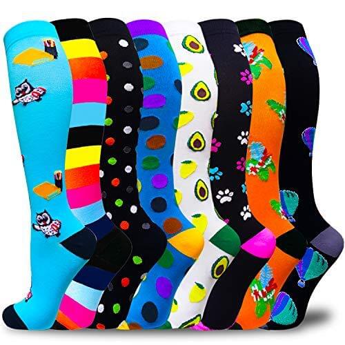 58 Style Compression Stockings Summer Men Women Cycling Socks Edema Diabetes Varicose Veins Running Sports Compression Socks
