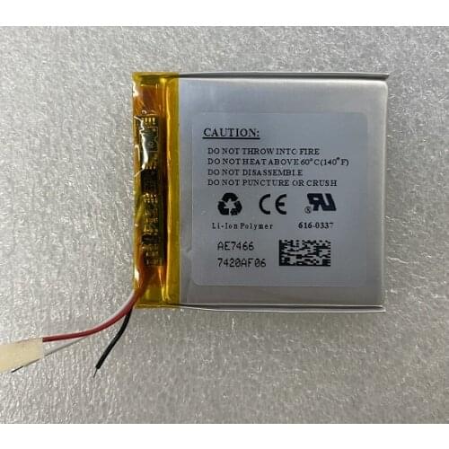 HUSHITONG New Battery A1236 616-0337 Battery For iPod Nano 3 3rd Gen 3TH Full 3.7V Li-Polymer Nano3 Batteries+tools