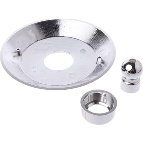 8" Bathroom 7 Colors Automatic LED Light Changing Round Top Shower Head Bath Rainfall