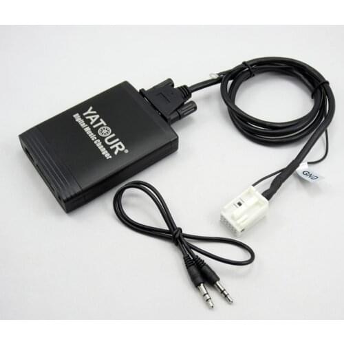 Yatour for VW Radio Delta MFD2 Premium R100 R110 RCD200 RCD210 RCD300 RCD500 RNS300 Car Digital CD Music Changer USB MP3 adapter