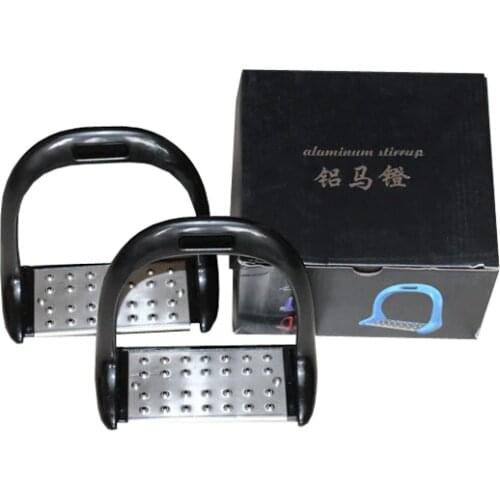 Free shipping Aluminum Horse Riding Stirrup Equestrian Stirrup With Stainless Steel Anti-slip Pad High Quality Material AL