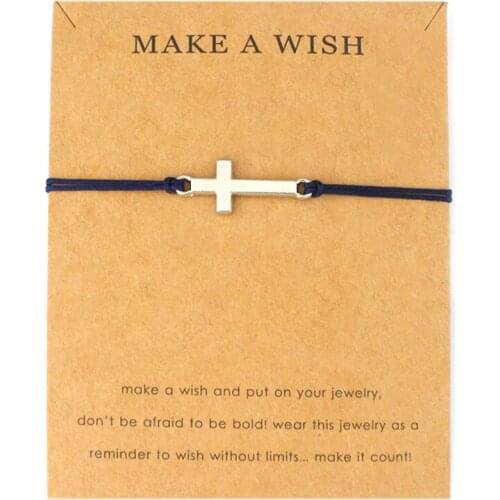 Infinity Love Elephant Owl Unisex Friendship Christian I Love Heart God Sideways Cross Jesus Charm Mens Bracelets for Women