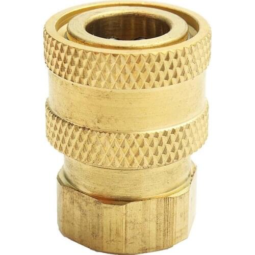 WAERTA 1/4" Foam Lance Quick Connector Brass Pipe Fittings High Pressure Foam Washer Connector
