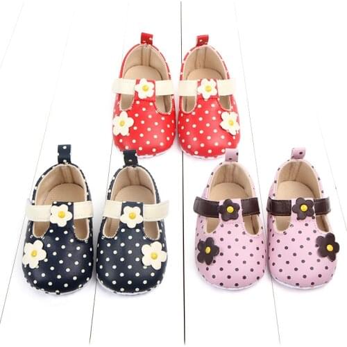 Infant Baby Shoes Flower Spring Autumn Moccasins Newborn Girls Booties for Newborn 3 Color Available 0-18 Months