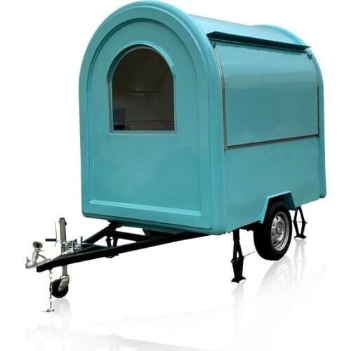 Hot selling Customize size 2.2/2.5/2.8m food trailer treet mobile food cart for fast food