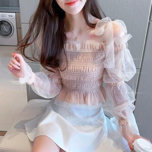 Блузки с бантом LISM China At AliExpress