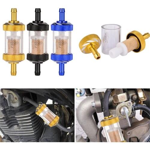 Motorcycle Gas Fuel Gasoline Oil Filter Car Replacement Fuel Filter Replacement Separator fo Bike Moto Accessories for ATV Dirt