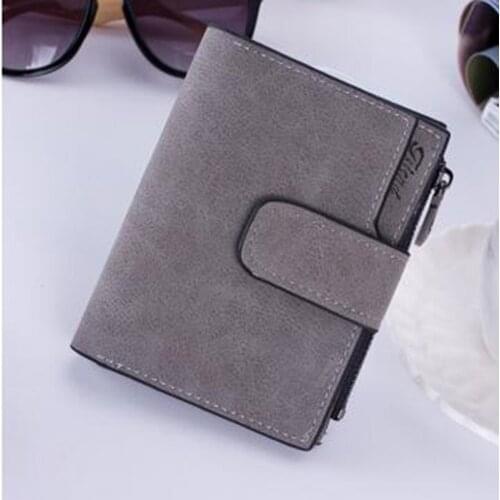 New Fashion Short Wallet Leather Women Lady Wallets Women Purse Female 6 Color Women Small Wallet Card Holder Day Clutch