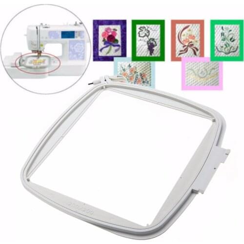 Embroidery Hoop 8''x8'' 200X200mm Quilters For Embroidery Machine White