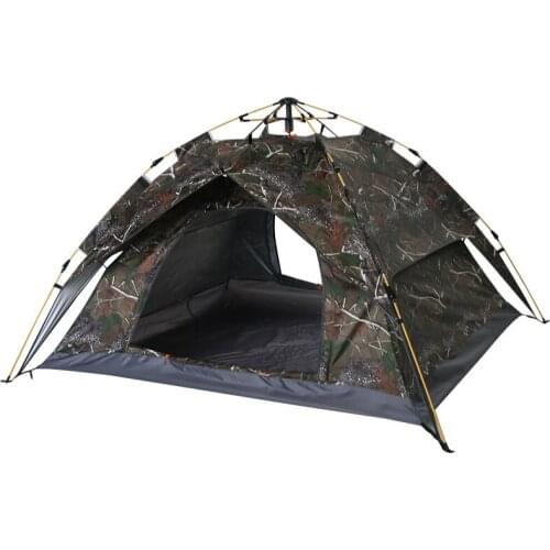 Automatic Tent Outdoor Camping For 3-4 People Thick Rainproof Rainstorm Protection Double Layer Tent