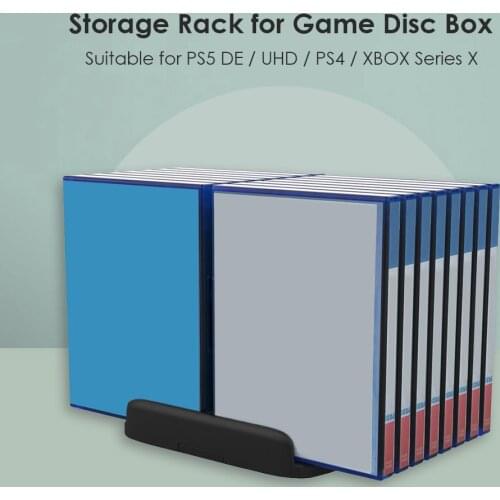 Electronic Machine Accessories16 Game Disc Storage Shelf Rack CD Box Bracket Holder for PS4 PS5 DE XBOX Stand