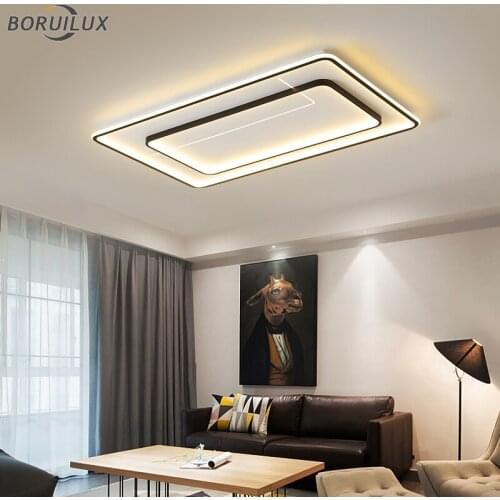 Simple New Dimmable Modern LED Chandelier Lights Dining Living Room Bedroom Salon Acrylic Remote Lamps Home Lighting AC90-260V