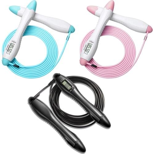 Adjustable Skipping Rope Jump Rope Digital Weight Calories Time Setting Jump Rope With Counter For Indoor And Outdoor Exercise