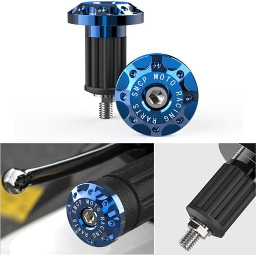 DERI 1pair 22mm CNC Carved Universal Motorcycle Bike 7/8" Handlebar Grips Bar End Plug Caps For Honda for Yamaha for Suzuki