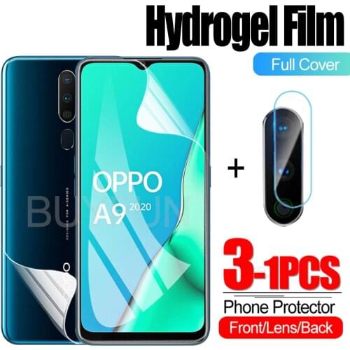 1-3PCS Hydrogel Film For OPPO A5 2020 A9 2020 Hydrogel Film for OPPO A 5 2020 A 9 2020 Camera Lens Protector Film Not Glass