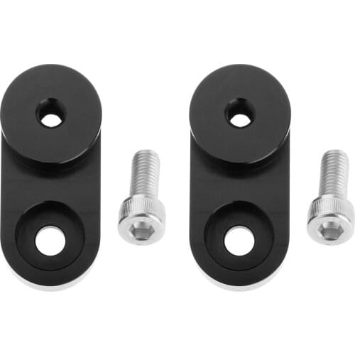 1 Pair Adjustable Mirror Mount Risers Kit Side View Mirror Riser Extenders Adapters for Polaris Slingshot 2015-2020