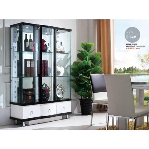 306# Living room furniture display showcase wine cabinet living room cabinet