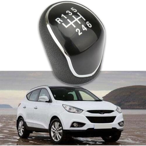 6 Speed Manual Stick Gear Shift Knob for Hyundai IX35 2012-2016 Car Lever Shifter Head Handball Gear Shift Knob