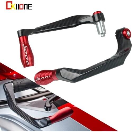 CNC Aluminum Motorcycle Handle bar Grips Guards Brake Clutch Lever Guard Protection For Benelli Leoncino 250 500 BJ500 With logo