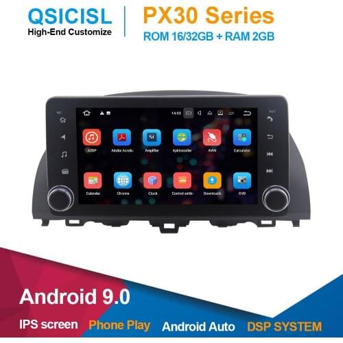 Android 9.0 car radio multimedia player for Honda Accord 10 era 2018 IPS 9" 1 din quad core car headunit gps navigation stereo