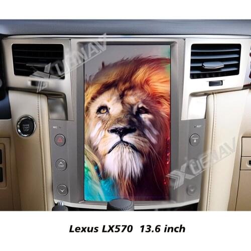 Car Radio player 13.6 inch for lexus LX570 car GPS navigation 2007 2008 2009 2010 2011 2012 2013 2014 2015 autoradio player