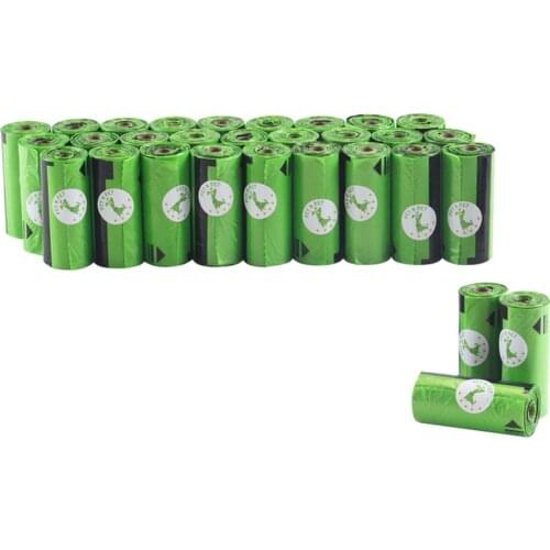 Pet N Pet Dog Poop Bags Earth-Friendly 10/12 Micron Large Cat Waste Bags Doggie Bag Green Black Orange Pink Color Garbage Bags