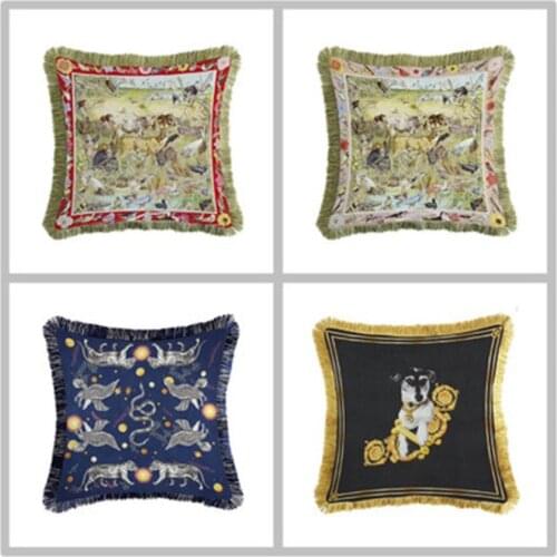 45x45cm Birds Sofa Pillowcase Pink Cushion Cover Throw Pillow Case Home Sofa Bed Chair Decoration 17.72x 17.72inch