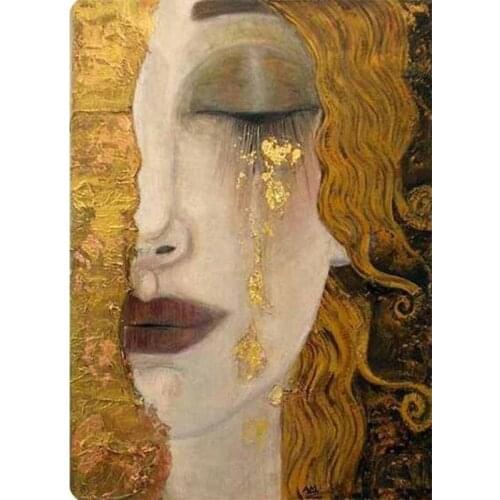 CHENISTORY 60x75cm Frame Oil Painting By Numbers Kits Crying Women Figure Paint Picture By Numbers Diy Gift Home Decor Artcraft
