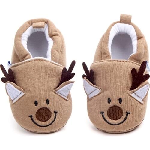 Newborn Baby Girl Boy Home Shoes Soft Sole Indoor Slippers Infant Crib Shoes Fashion Cartoon First Walkers Hot Sale