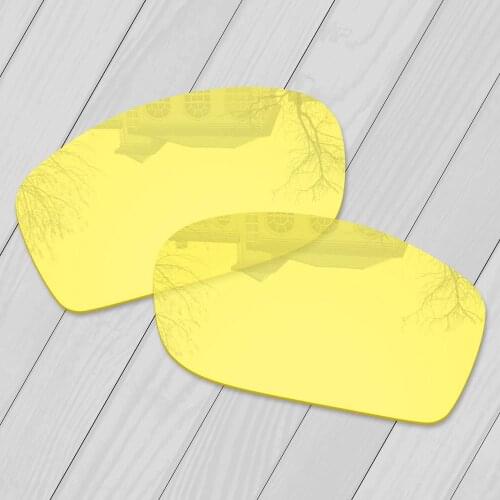 E.O.S Replacement Lenses for Oakley Canteen 2014 OO9225 Sunglasses - HD Yellow Non Polarized