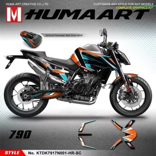 HUMAART Personalised Sticker Full Wrap Racing Decal Kit Graphics for 890 2020 2021