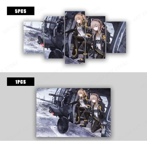 Warship Girls Poster Game Girl Japan Anime Comic Oil Canvas Painting Prints Wall Art Pictures Living Room Home Decoration