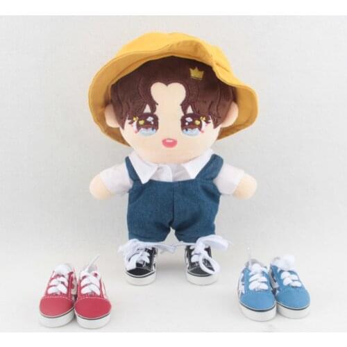5.5cm Mini Doll Shoes Street Fashion Canvas Lace Up Sneakers For 14.5 Inch Wellie Wisher & 32-34Cm Paola Reina Doll Accessories