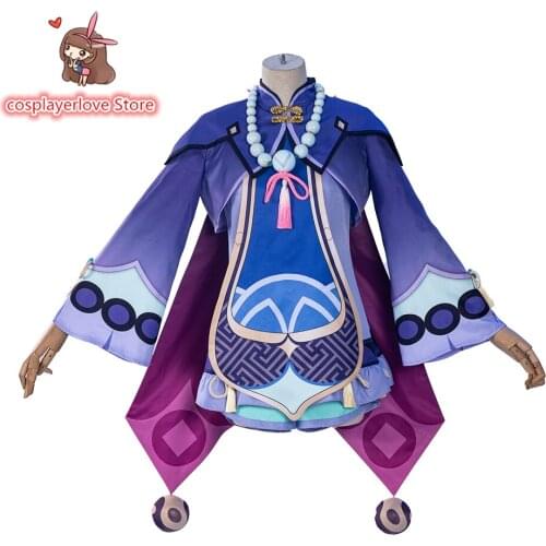 Genshin Impact Qiqi Cosplay Costume for Halloween Christmas Costume