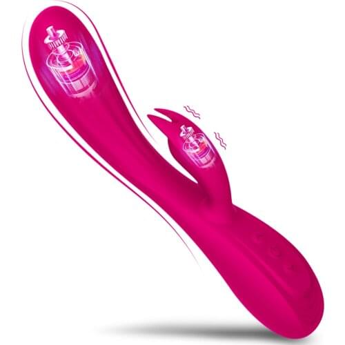 Rabbit G-spot Vaginal Stimulator Dildo Vibrator Female Masturbation Tool Adult Products Clitoris Massager Sex Toys for Couple